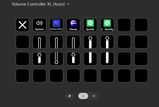 アプリごとの音量調節