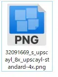 Upscaylスタンダード・Double Upscayl・等倍