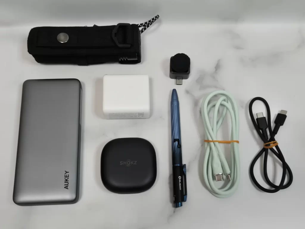 実際にどれくらいのガジェットが入る？