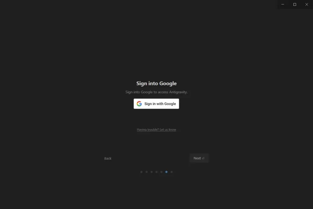 Sign into Google