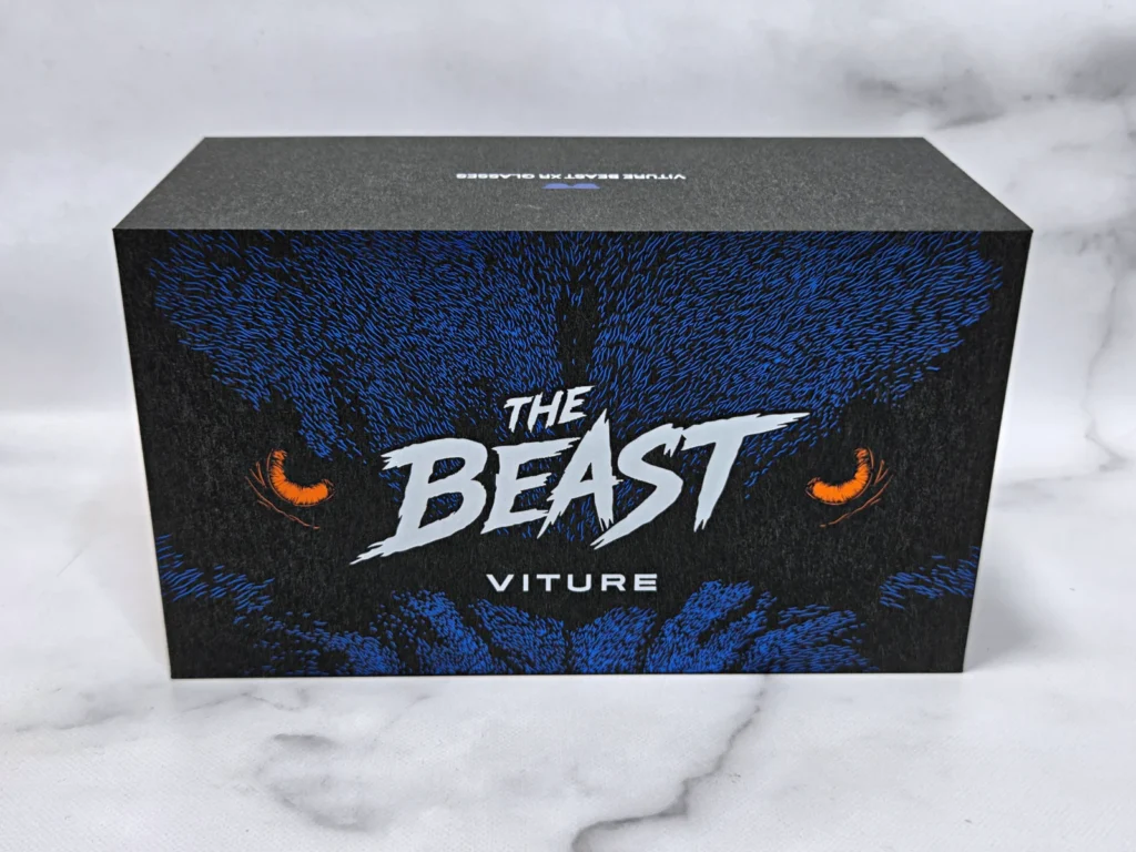 『THE BEAST』と大きく描かれたVITURE Beastの黒いパッケージ箱