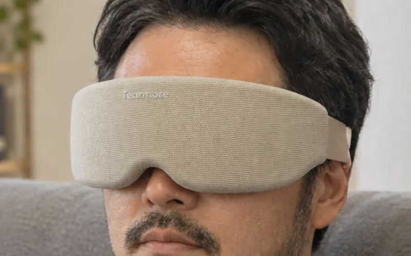 充電式スチームアイマスク ティアモア（Tearmore）をサーモで実測。目元の乾燥が気になる人のEYE SPA